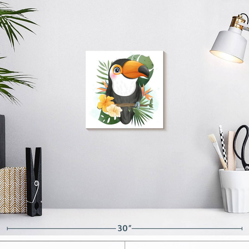 Crowle Baby Toucan, 10" H x 10" W