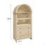 Garde-manger arqué, armoires de rangement en bois