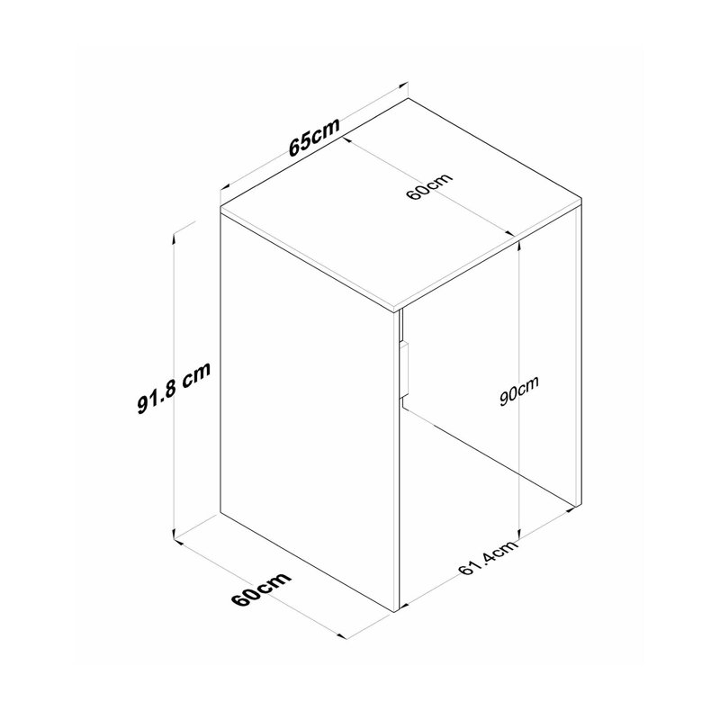 Keziah Manufactured Wood Wardrobe