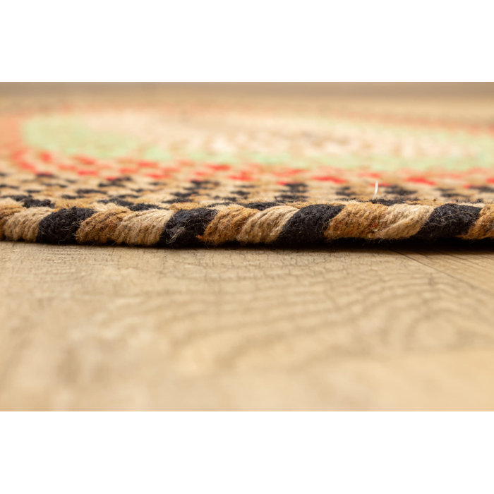 Super Area Rugs Farmhouse Braided Cotton Earthtone Area Rug & Reviews ...