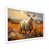 White Single Picture Framed