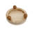 Decorative Round Wood Display Riser, Small Plant Stand, White-104981151
