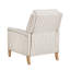 Fauteuil inclinable en bois massif 1 pièce