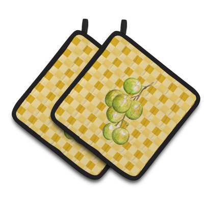 Cuisinier poignée raisins de la caroline sur basketweave