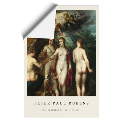 Judgement Of Paris by Peter Paul Rubens - No Frame Painting