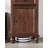 American Country Style Walnut Display Cabinet
