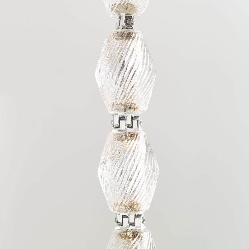 Collier 240 Chandelier, 89.7" H x 2" W x 2" D, Polished Nickel, 2700K