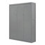 Grand lit escamotable mural avec tablettes
