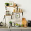 43.5cm W Metal Wall Mounted Shelving Unit