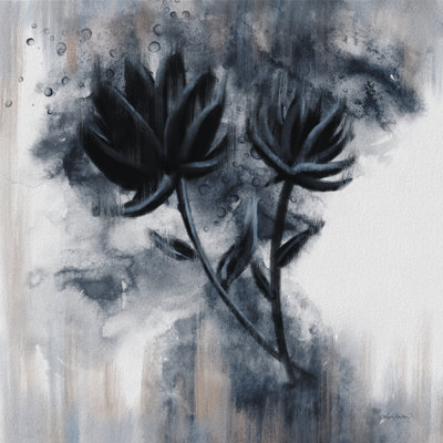 Indigo éthéré sur toile