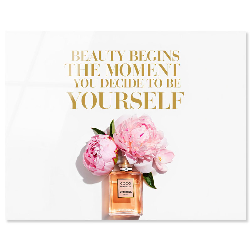 «Decidesly Beautiful Acrylique Print Fun Quotes» par Art Remedy, H 16 po x l 20 po