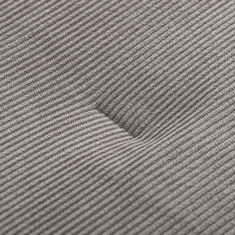Ensemble d'édredon en velours côtelé Aisbo, Édredon pour lit simple + 1 taie décorative stan, Tanné