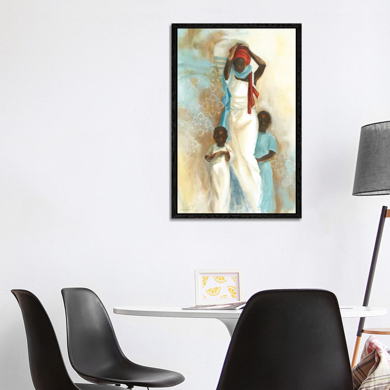 Power Of Love II by Carol Robinson - Painting on Canvas, Black Framed Canvas, 66.04 cm H x 45.72 cm W