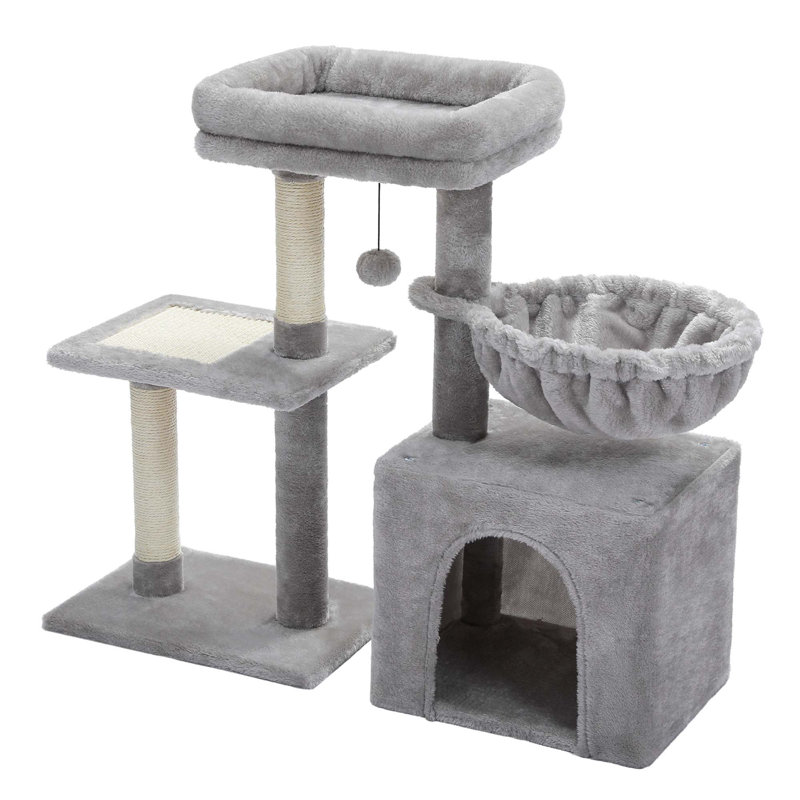 Tour pour chat 28,5 po de hauteur, Gris