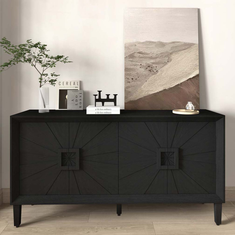 Console de rangement à 4 tiroirs