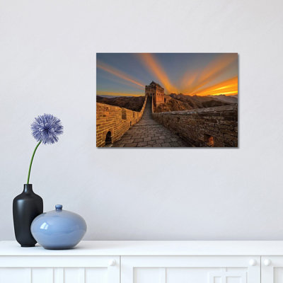 Great Wall Sunrise 1 Piece Wrapped Canvas Wall Art