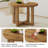 Round Dining Table Set with 6 dining chairs