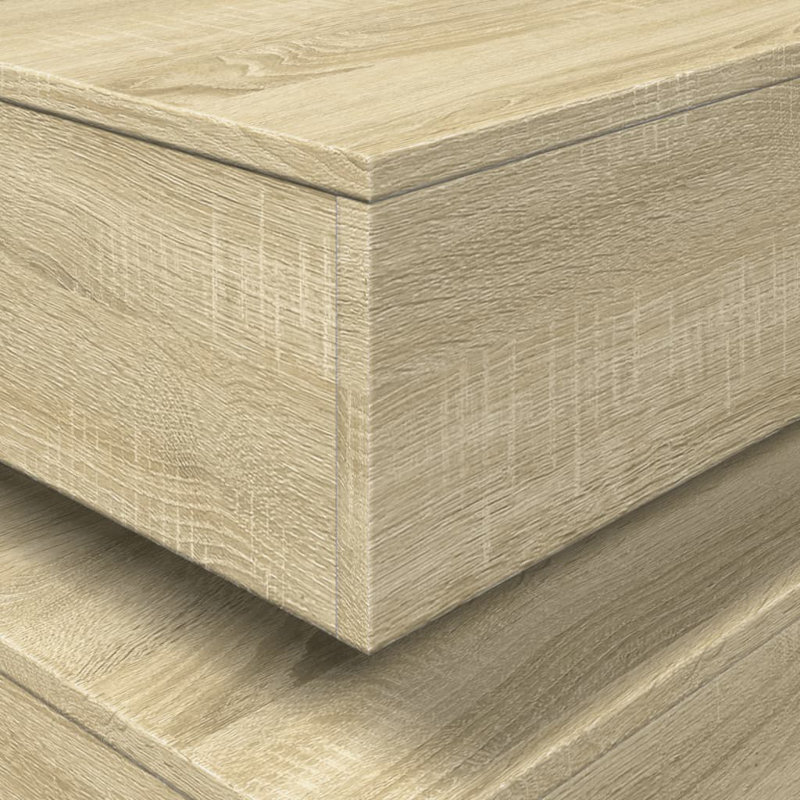 Caylen Block Coffee Table, Sonoma Oak