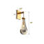 Two Brass-gold Modern Raindrop Glass Wall Lamps-1314174981-1314174980