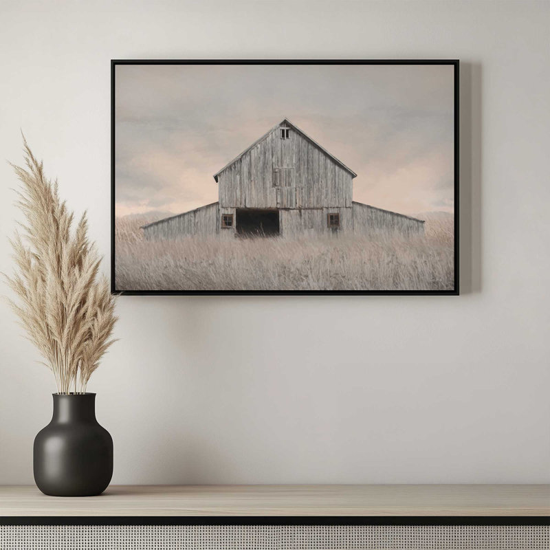 «Home on the Range» par Lori Deiter, reproduction d'art, Framed Canvas, Silver, 12 W x 8 H