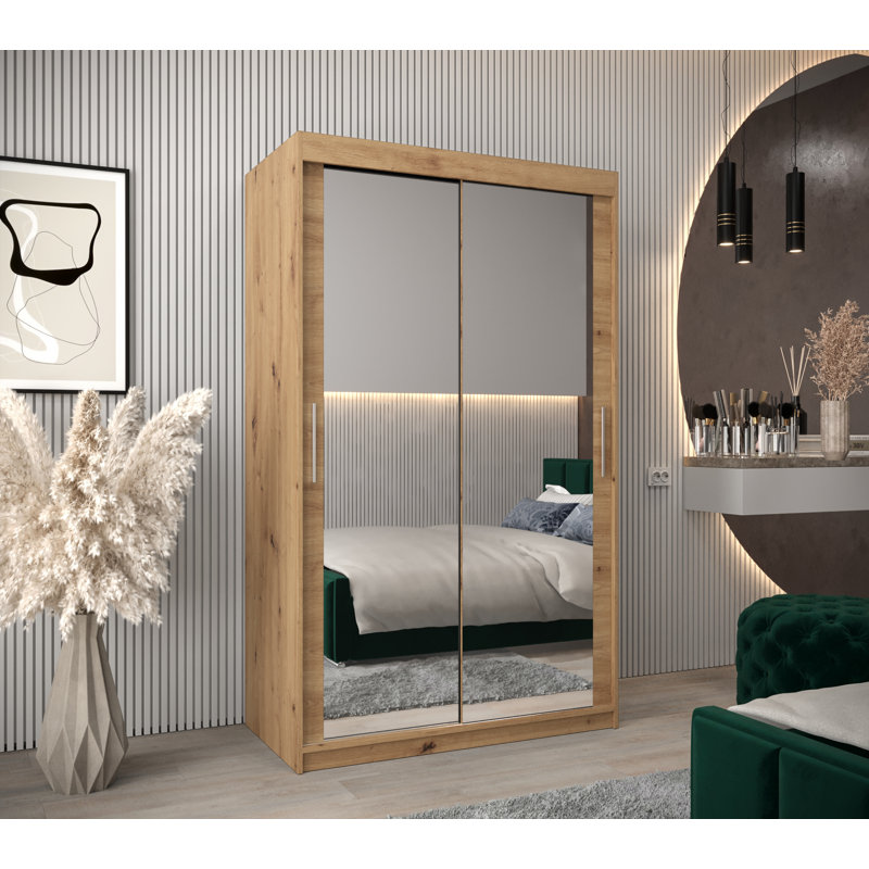 Abb 2 Door Manufactured Wood Wardrobe, Artisan Oak