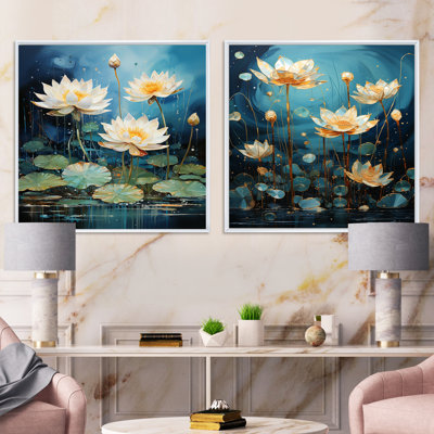 Fantaisie aquatique surréel sur lotus