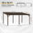 Durable Canopies & Gazebos(must Include Frame) Steel Modern Patio Shade