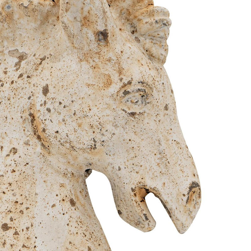 Statue buste de cheval Abidur