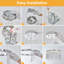 Luminaire suspendu en cristal de luxe, moderne et durable