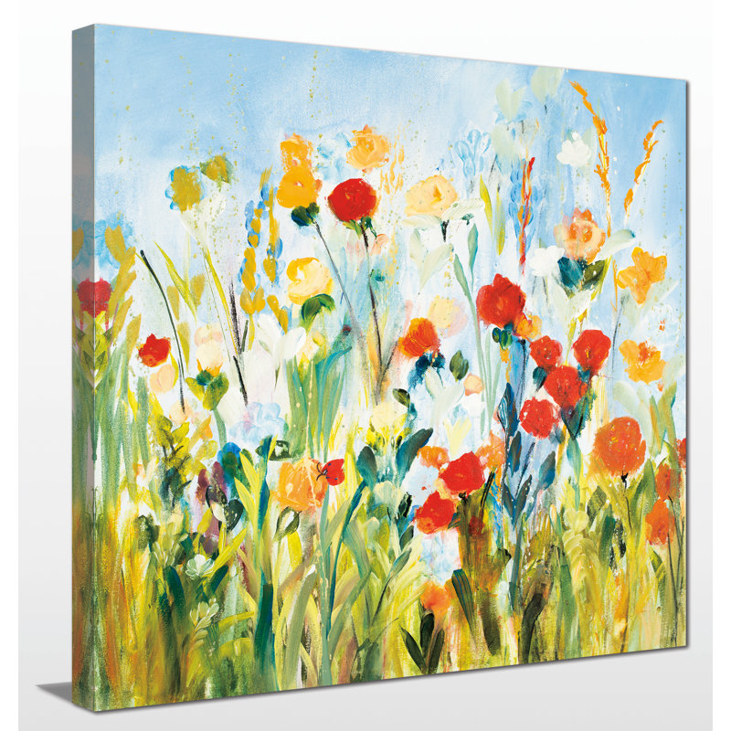 « wildflower l’après », reproduction d’art sur toile tendue, H 18 po x l 18 po