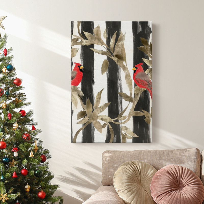 Art des Fêtes de Noël - Toile tendue avec châssis CECXXX, H 18 po x l 12 po