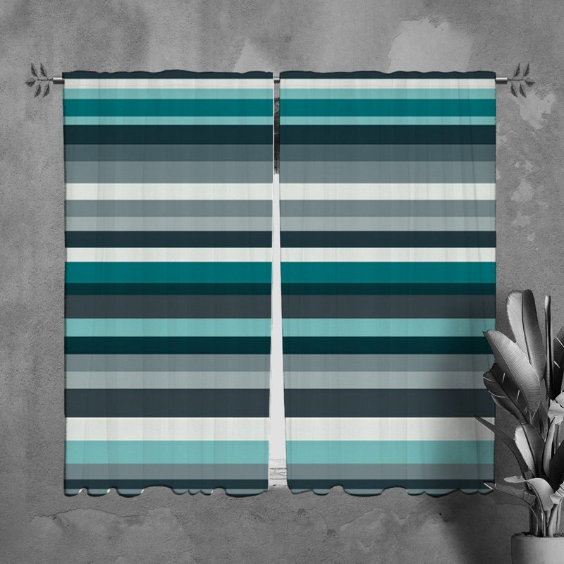 Paire de rideaux obscurcissant en polyester Zean, L 20 po x L 61 po
