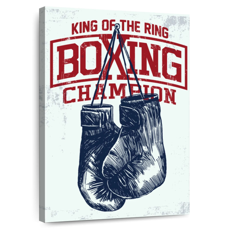 Sireci Boxing Champ Typography, 45" H x 30" W