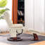 Fauteuils inclinables et pivotants avec repose-pieds, fauteuils inclinables avec vibrations, fauteuil en similicuir-141538526