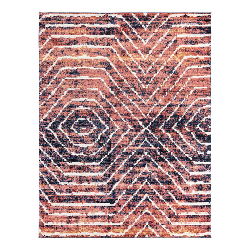 Jacynthia Geometric Indoor Rug, Rectangle 9' x 12'