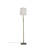 Hawthorne 52.75'' Matte Antique Brass Traditional Floor Lamp