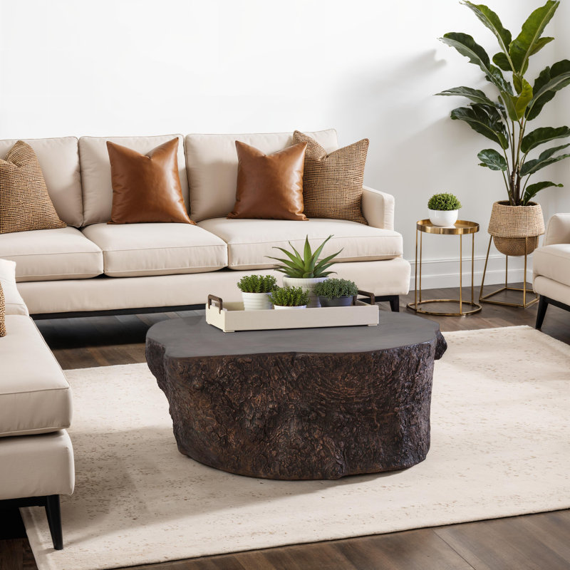 Table basse Bark Block