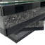 Table basse à motif de diamants broyés