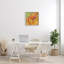 Boho à motif chameau encadré sur bois-93787544-93787542