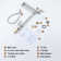 CASAINC Pot Filler Kitchen Faucet with 2 Handle