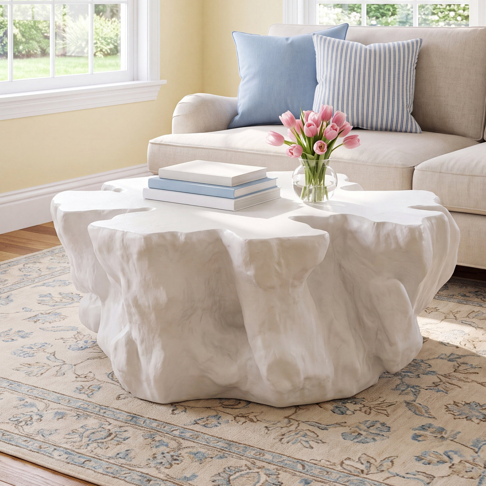 Charter 43" Ceramic Cocktail Table