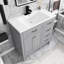 Meuble-lavabo simple 36 po avec plateau-371552363