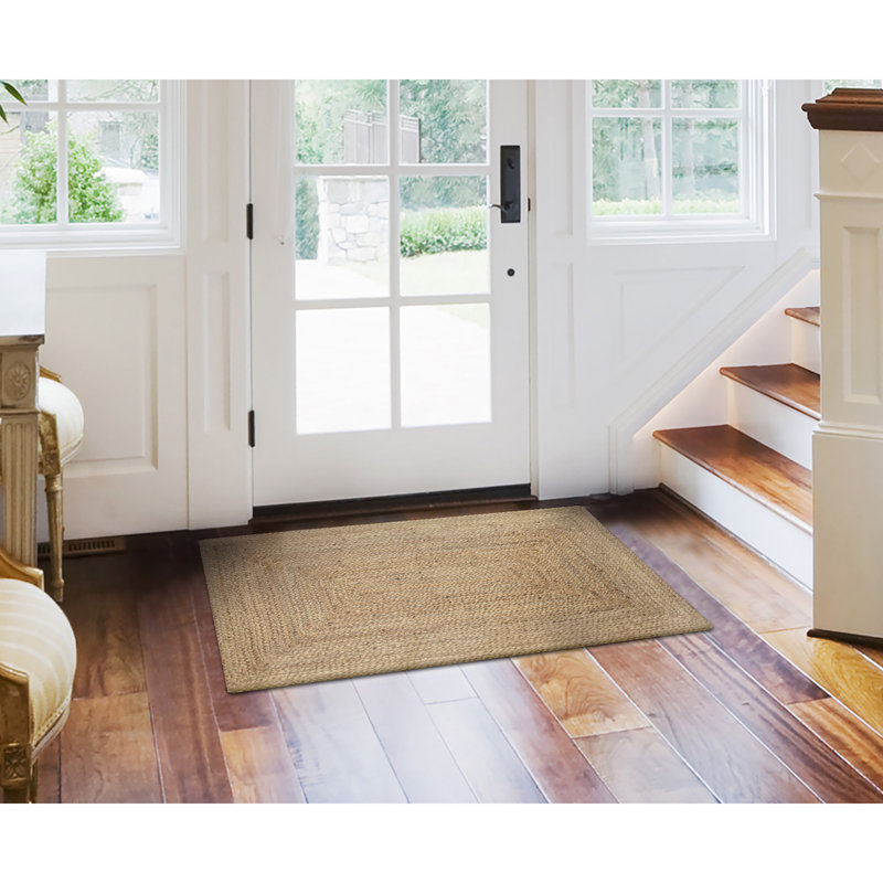 Tapis d'intérieur naturel Dovecove Armgard, Rectangle 2 pi x 3 pi