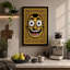 Grinning Face Retro - Wrapped Canvas-1367180160-1367180165