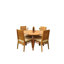 Outdoor 6 - Piece Teak Dining Set