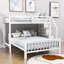 Denesa Twin Over Full L-Shaped Wood Bunk Bed-1212320550