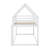 House Low Bunk Bed With Ladder-1259735040