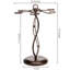 Metal Tabletop Wine Glass Rack in Bronze