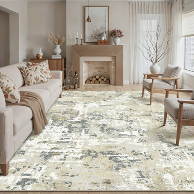 Tapis texturé abstrait Vellum Home