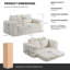 2 Seater Corduroy Sofa-274769812